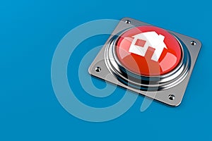 Push button with house icon