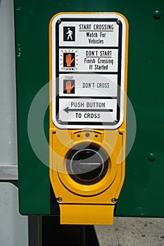 Push Button to Cross Street