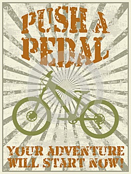 Push a pedal photo
