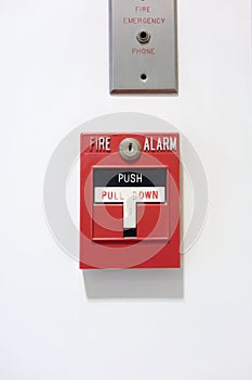 Push in pull down switch fire