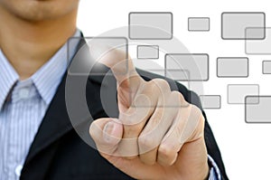 Pushing digital button