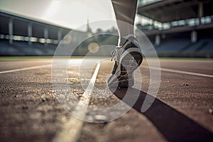 Pushing Limits: The Intensity and Endurance of Running on the Track, ai generative