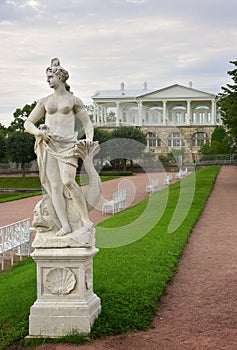 Pushkin, Saint Petersburg, Russia: Nereid Amphitrite Sculpture