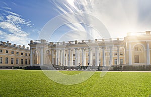 Pushkin, suburb of St. Petersburg. Alexander Palace, 18th century.