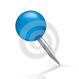 Pushpin icon isolated on white background.