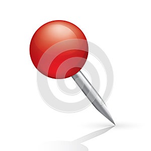 Pushpin icon isolated on white background