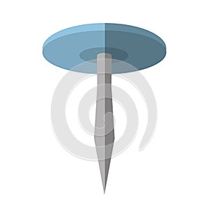 Pushpin map school shadow