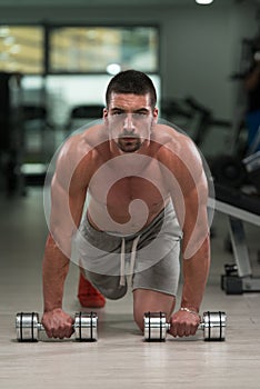 Pushups With Dumbbels