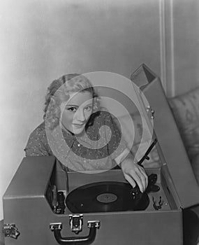 Put the needle to the record