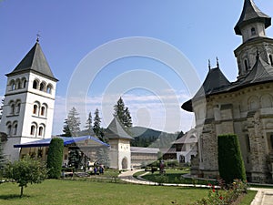 Putna monastery yard