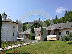 Putna monastery yard