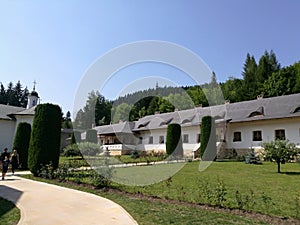 Putna monastery yard