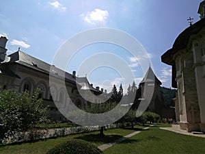 Putna monastery yard