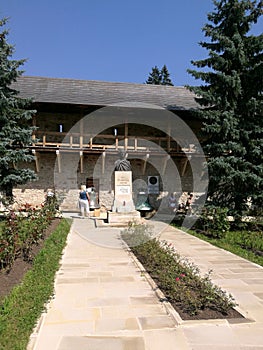 Putna monastery yard