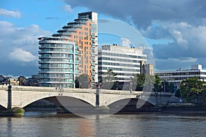 Putney Bridge, River Thames, London, UK