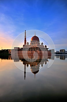 Putra mosque during blue hour