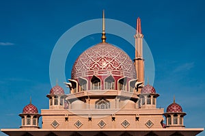 Putra Mosque dome in Putrajaya, Malaysia