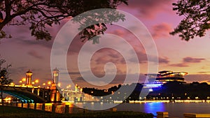 Putrajaya International Convention Centre (PICC) and Seri Gemilang Bridge