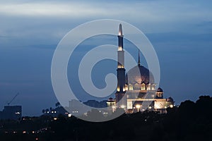 Putrajaya mosque, Kuala Lumpur, Malaysia. photo
