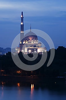 Putrajaya mosque, Kuala Lumpur, Malaysia. photo