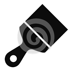 Putty knife vector icon photo