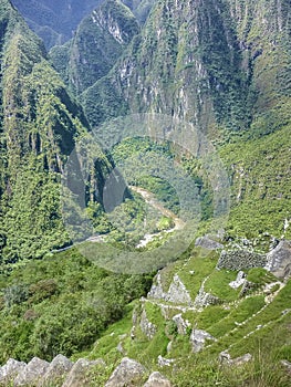Putucusi Mountain and Urubamba River