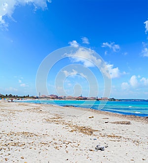 Putzu idu beach under a cloudy sky
