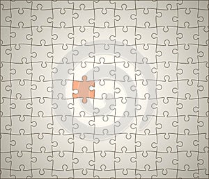 Puzzle background. Vector textured.