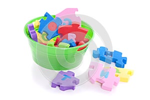 Puzzle in a bucket photo