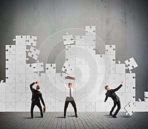 Puzzle fall and failure