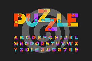 Puzzle font