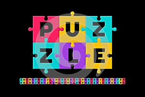 Puzzle font