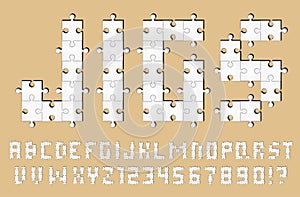 Puzzle font