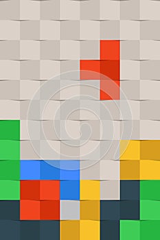 Puzzle game abstract background.