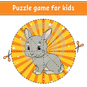 Puzzle game for kids. Education developing worksheet. Learning game for children. Activity page. For toddler. Riddle for preschool