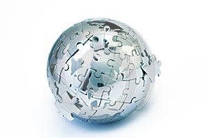 Puzzle globe