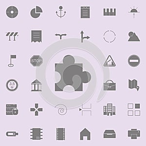 Puzzle icon. web icons universal set for web and mobile