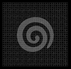 Puzzle jigsaw pattern