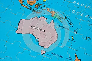 Puzzle Map (Australia)