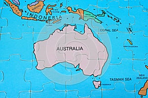 Puzzle Map (Australia)