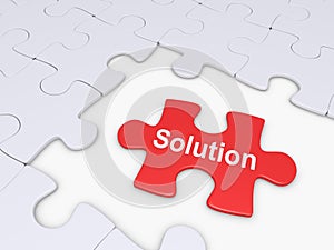 Puzzle piece as solution