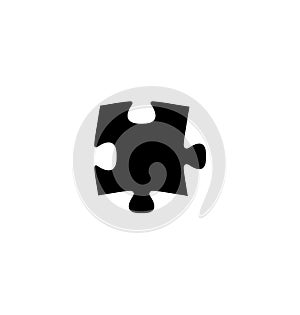 Puzzle piece flat icon