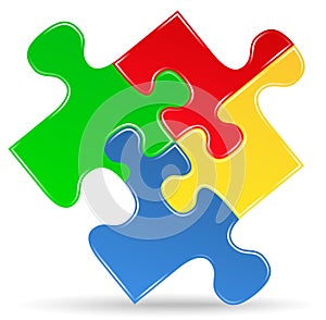 Puzzle piece icon photo