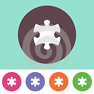 Puzzle piece icon photo