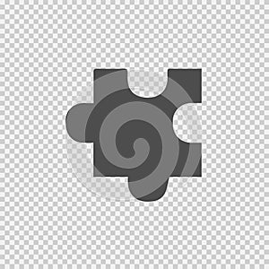 Puzzle piece vector icon eps 10.