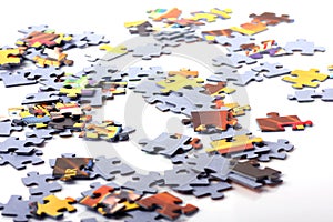 Puzzle pieces photo