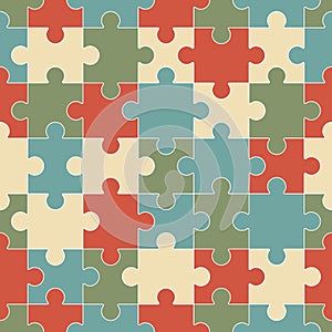 puzzle pieces seamless background