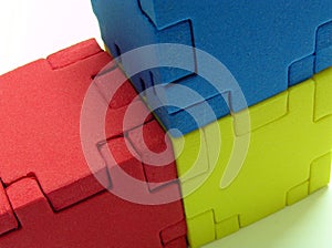 Puzzle - primary colour