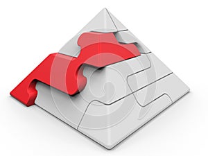 Puzzle pyramid