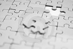 Puzzle about to be completed